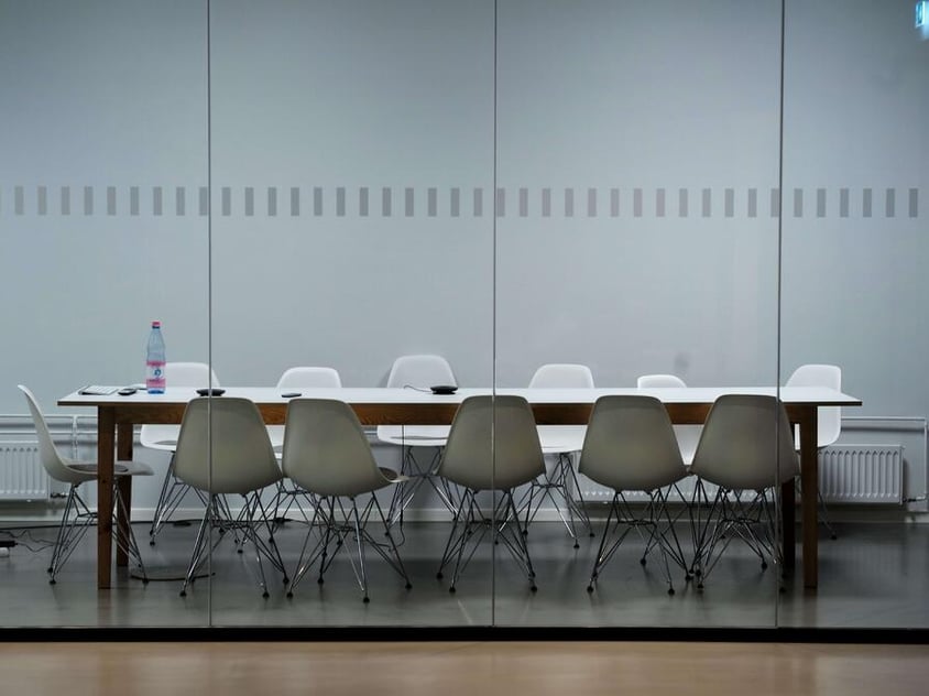 Empty meeting room