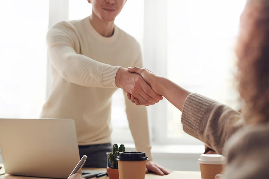 talent acquisition process handshake